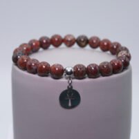 Bracelet Jaspe rouge Bréchique