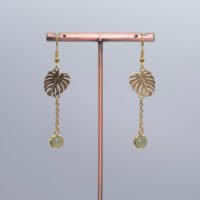 Boucles d'oreilles Aventurine verte