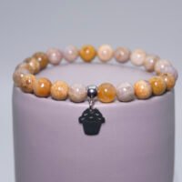 Bracelet Corail fossilisé