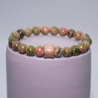 Bracelet Jaspe unakite