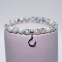 Bracelet Jaspe Sésame (ou kiwi)