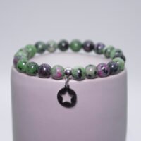 Bracelet Rubis sur Zoïzite