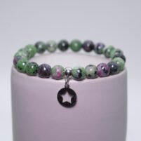 Bracelet Rubis sur Zoïzite