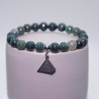 Bracelet Agate mousse