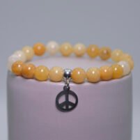 Bracelet Jade Topaze foncé