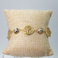 Bracelet Jaspe dalmatien