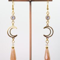 Boucles d'oreilles Pierre de Lune