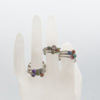 Bagues ouvertes argentées