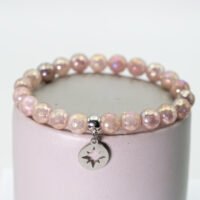 Bracelet Quartz fraise verni