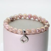 Bracelet Quartz fraise verni