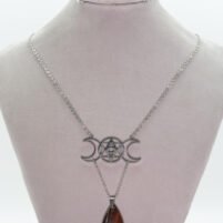 Collier Oeil de fer triple lune