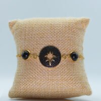 Bracelet Obsidienne étoile