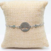 Bracelet Emeraude arbre de vie