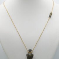 Sautoir "Chez l'apothicaire" Labradorite