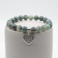 Bracelet Agate mousse