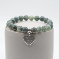 Bracelet Agate mousse