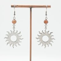 Boucles d'oreilles Pierre de soleil