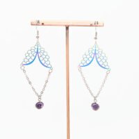 Boucles d'oreilles Améthyste