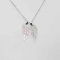 Pendentif Nacre feuille