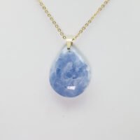 Pendentif Calcite bleue