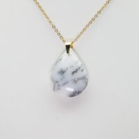 Pendentif Opale dendritique