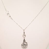 Sautoir Cristal de roche fiole potion