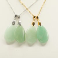 pendentifs aventurine verte