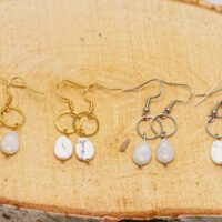 boucles géométriques jade birman et howlite