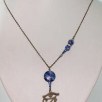 sautoir sodalite oeil de Rê