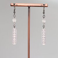 boucles d'oreilles sélénite phases de la lune