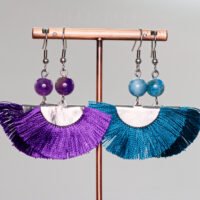 boucles pompons