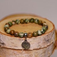 bracelet jaspe rhyolite