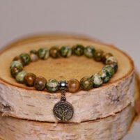 bracelet jaspe rhyolite