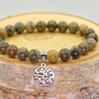 Bracelet jaspe dendritique de Chine