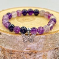 bracelet fluorite violette