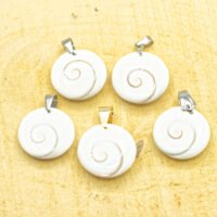Pendentifs Sainte Lucie/Oeil de Shiva petit modèle