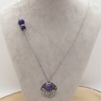 Sautoir améthyste étoilé
