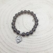 Bracelet obsidienne de glace