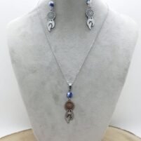 Parure sodalite attrape-reves