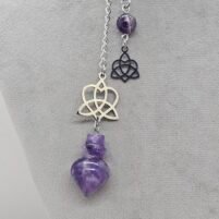 Pendule améthyste triquetra