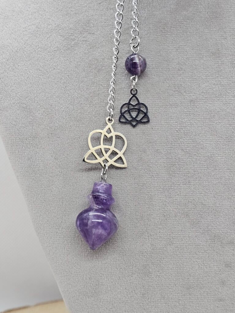 Pendule améthyste triquetra