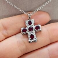 Collier double Jaspe Pavot